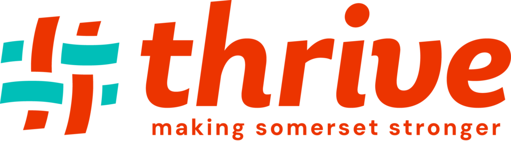 Thrive Positive On Logo Turquise